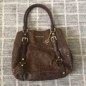 Michael Kors Snake Skin Print Purse